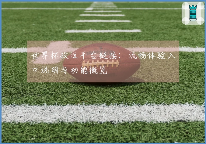 世界杯投注平台链接：流畅体验入口说明与功能概览